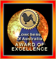 Lowchens of Australia Award #1 - Award of Excellence