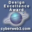 Cyber Web 3  Award winner for Design Excellence - presented March 20th, 2001.