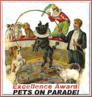 Pets on Parade Excellence Award
