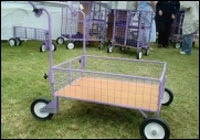 Romar Trolleys (UK) - The Barra - Primarily a Trolley designed to carry your own crates. Retails at UK235