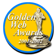 Golden Web Award - presented March 8th, 2001