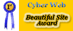 Cyber Web Award for a Beautiful Site