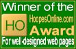 The Ho award for Well designed Web pages - March 17th 2001
