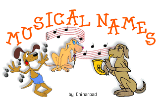 Musical Names & Names of Dances